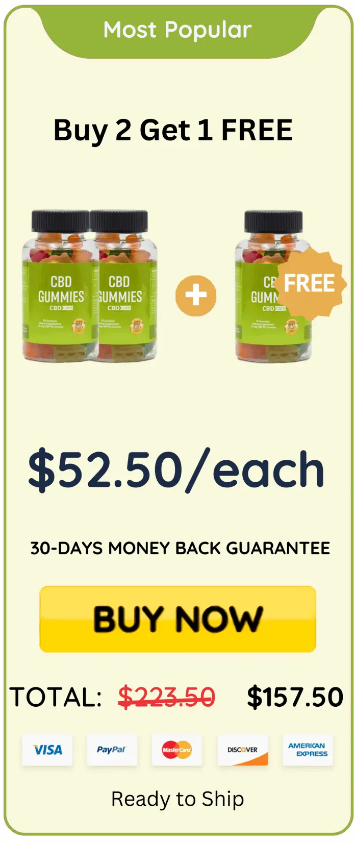 CBD Gummies offer price